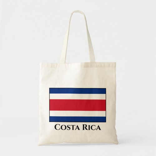Costa Rica Flag Tote Bag