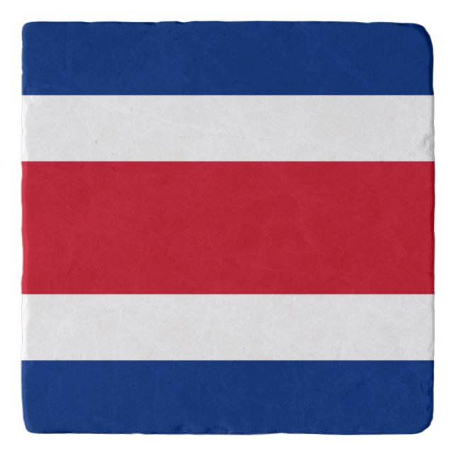 Costa Rica flag Trivet (Front)