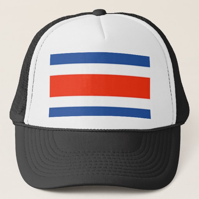 Costa Rica Flag Trucker Hat (Front)