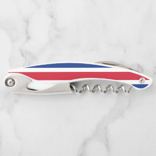 Costa Rica flag Waiter's Corkscrew