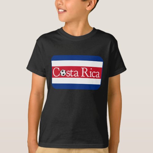 Costa Rica Football T_Shirt