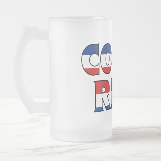 Costa Rica Frosted Mug (Left)