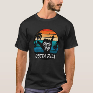 Costa Rica Girls Trip Matching Costa Rica Surfer S T-Shirt
