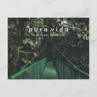 Costa Rica Hanging Bridges Canopy Postcard