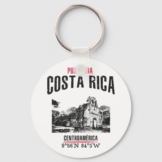 Costa Rica Keychain (Front)