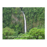 Costa Rica La Fortuna Waterfall Postcard Costa Rica La Fortuna Waterfall Postcard