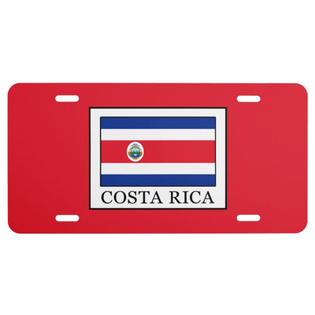 Costa Rica License Plate (Front)