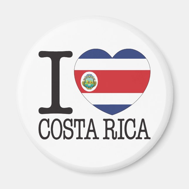 Costa Rica Love v2 Magnet (Front)