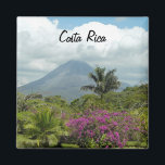 Costa Rica Magnet<br><div class="desc">Photograph of the Arenal Volcano in Costa Rica</div>