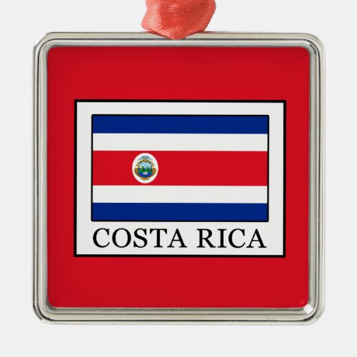 Costa Rica Metal Ornament