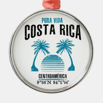 Costa Rica Metal Ornament by KDRTRAVEL at Zazzle