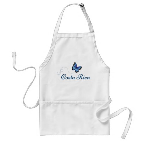 Costa Rica Morpho Butterfly Adult Apron