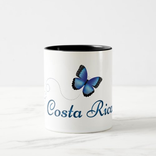 Costa Rica Morpho Butterfly Mug