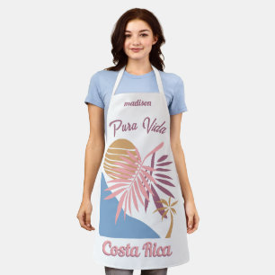 Costa Rica Motto Pura Vida Apron