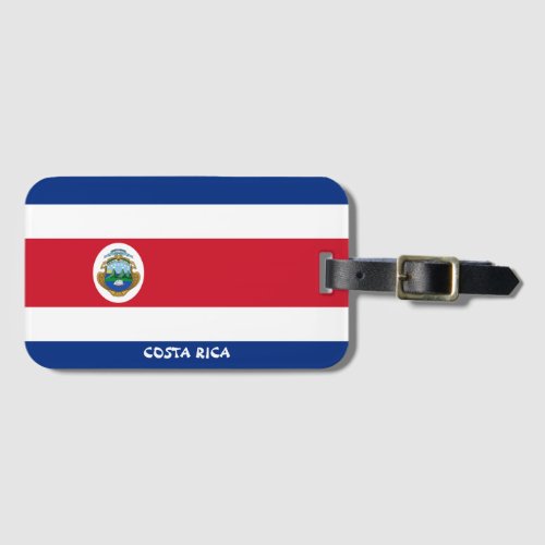 Costa Rica National Flag Patriotic Luggage Tag