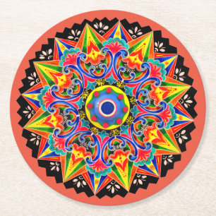 Costa Rica Ox Cart Wheel Carreta Coaster