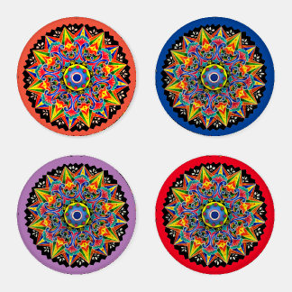 Costa Rica Ox Cart Wheel Carreta Coaster set