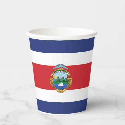 Costa Rica paper party cup