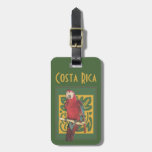 Costa Rica Parrot Art Luggage Tag at Zazzle
