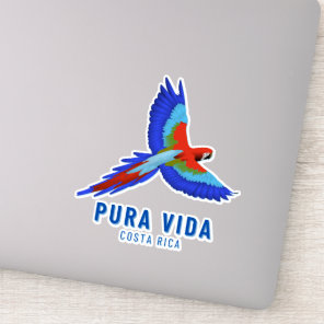Costa Rica Parrot Colorful Souvenir Sticker