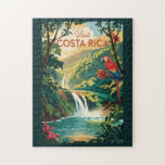 Costa Rica Parrot Illustration Travel Art Vintage Jigsaw Puzzle<br><div class="desc">Costa Rica in a vector art style. Costa Rica,  a biodiversity hotspot in Central America,  is world-renowned for its lush rainforests,  volcanic landscapes,  and wildlife-rich national parks.</div>
