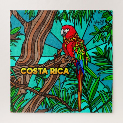 Costa Rica Parrot Jigsaw Puzzle