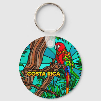 Costa Rica Parrot Keychain