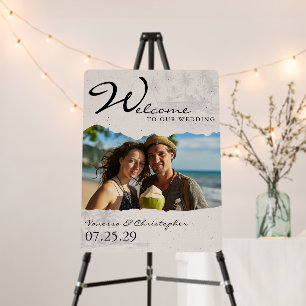 Costa Rica Passport Wedding Welcome Sign