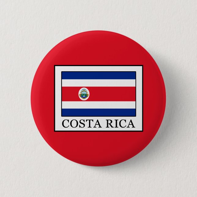 Costa Rica Pinback Button (Front)