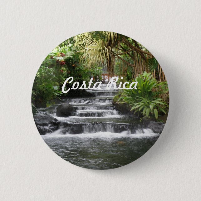Costa Rica Pinback Button (Front)