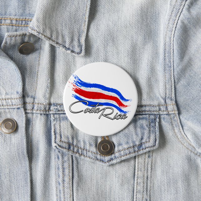 Costa Rica Pinback Button (In Situ)