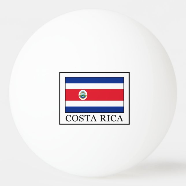 Costa Rica Ping-Pong Ball (Front)
