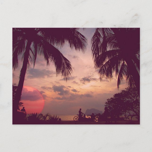 Costa Rica Playa Flamingo Paradise Found Postcard (Front)