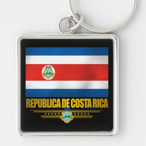 Costa Rica Pride Gift Ideas Keychain