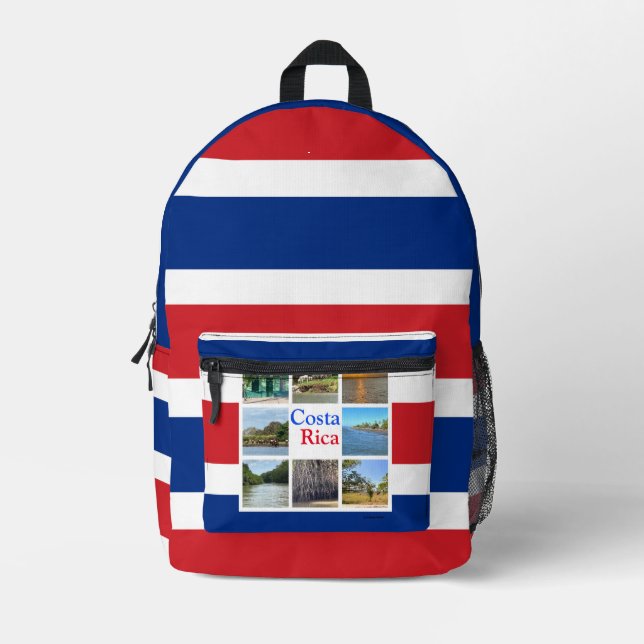Costa Rica   Printed Backpack (Front)