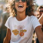 Costa Rica Pura Vida Botanical Flowers T-Shirt<br><div class="desc">Costa Rica souvenir design printed on your choice of colored t-shirt or tank top. Pretty botanical flower "pura vida" design.</div>