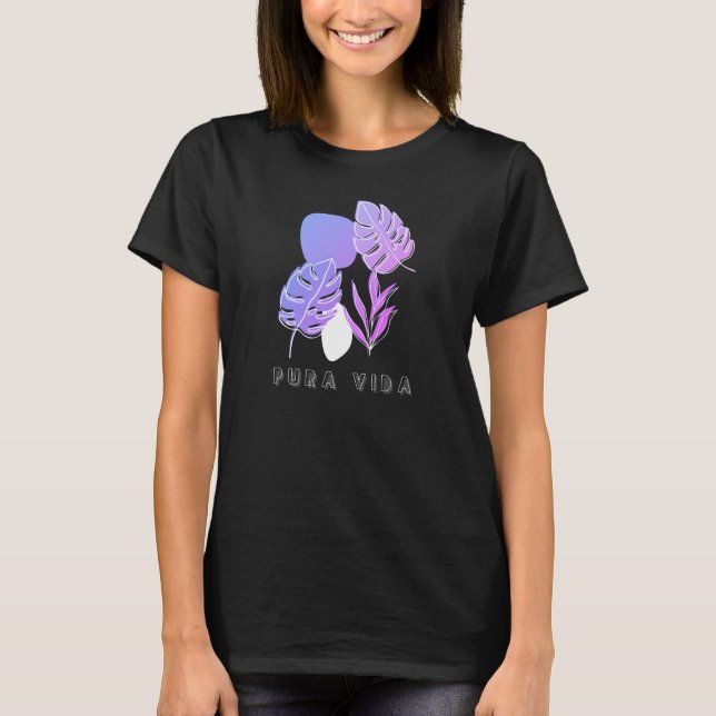 Costa Rica Pura Vida Botanical Women's  T-Shirt (Front)