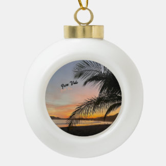 Costa Rica "Pura Vida" Keepsake Christmas Ornament