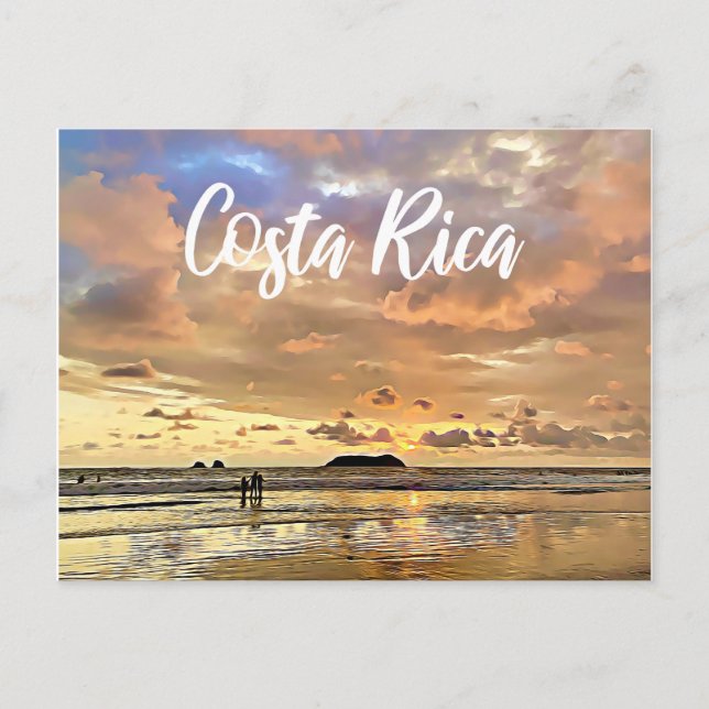 Costa Rica Pura Vida Postcard (Front)