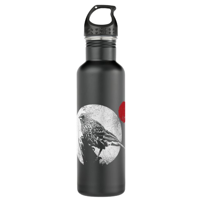 Costa Rica Pura Vida Sloth  Stainless Steel Water Bottle (Front)