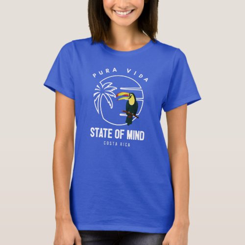 Costa Rica Pura Vida State of Mind Toucan  T_Shirt