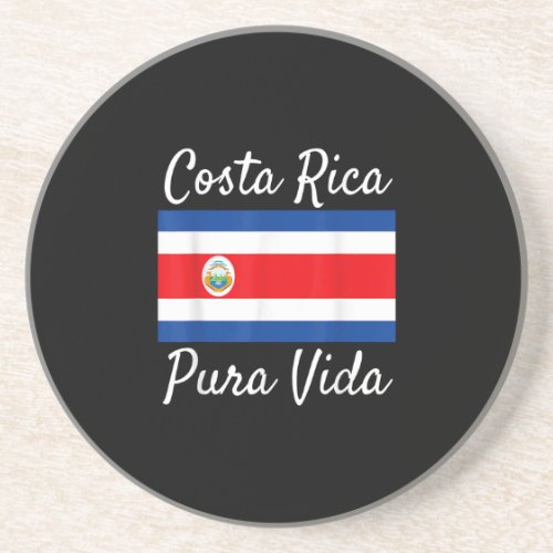 Costa Rica Pura Vida T_Shirt Beautiful National F Coaster