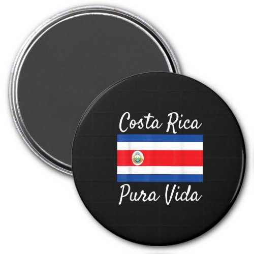 Costa Rica Pura Vida T_Shirt Beautiful National F Magnet