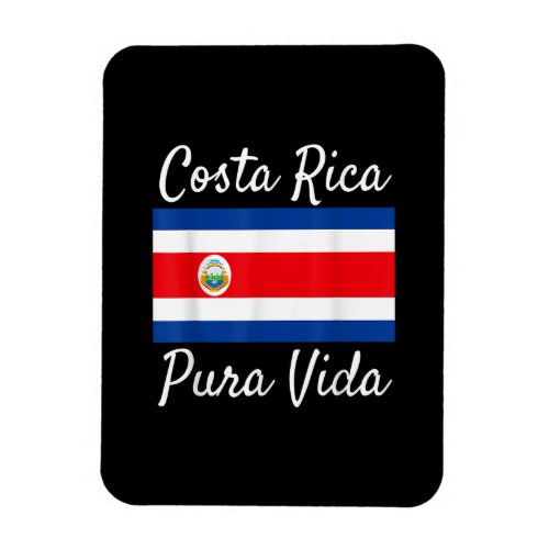 Costa Rica Pura Vida T_Shirt Beautiful National F Magnet