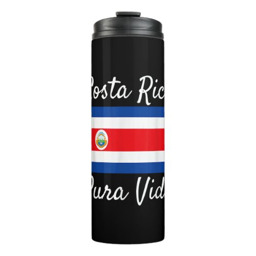 Costa Rica Pura Vida T_Shirt Beautiful National F Thermal Tumbler