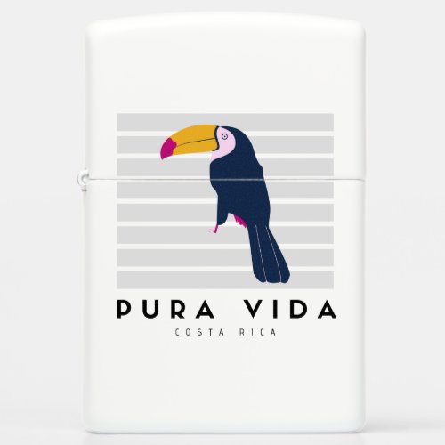 Costa Rica Pura Vida Toucan Zippo Lighter