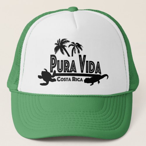 Costa Rica Pura Vida Ttucker Hat