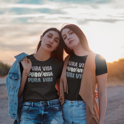 Costa Rica Pura Vida Vibes Womens Souvenir T_Shirt