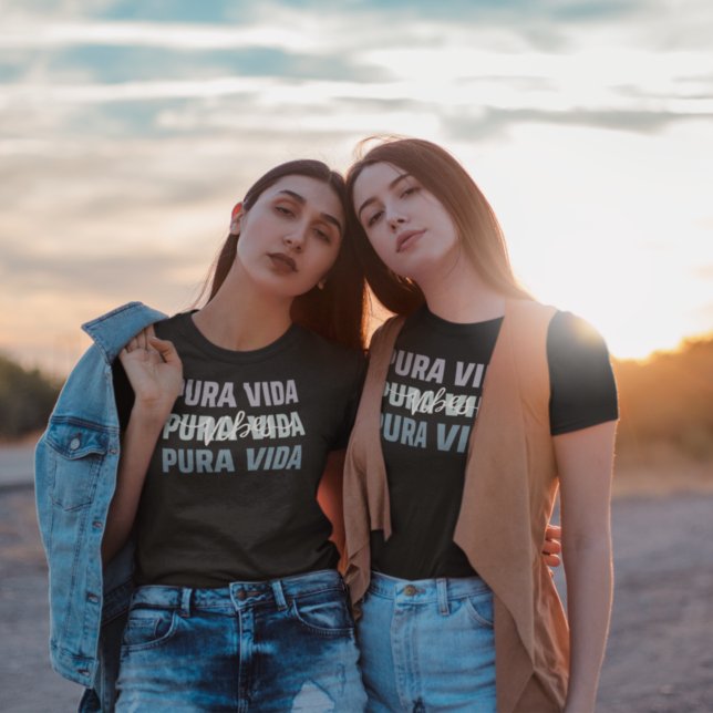 Costa Rica Pura Vida Vibes Women's Souvenir T-Shirt (Creator Uploaded)
