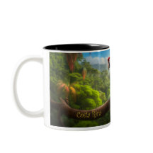 Costa Rica Rainforest - Wild Parrot Coffee Mug
